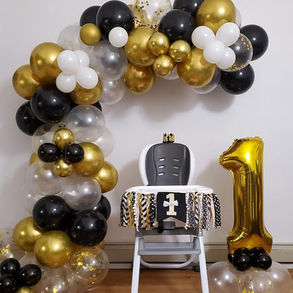 60th Birthday Balloons Gold for Women, 40 Inch Giant Mylar Foil Number 60 - Image 5