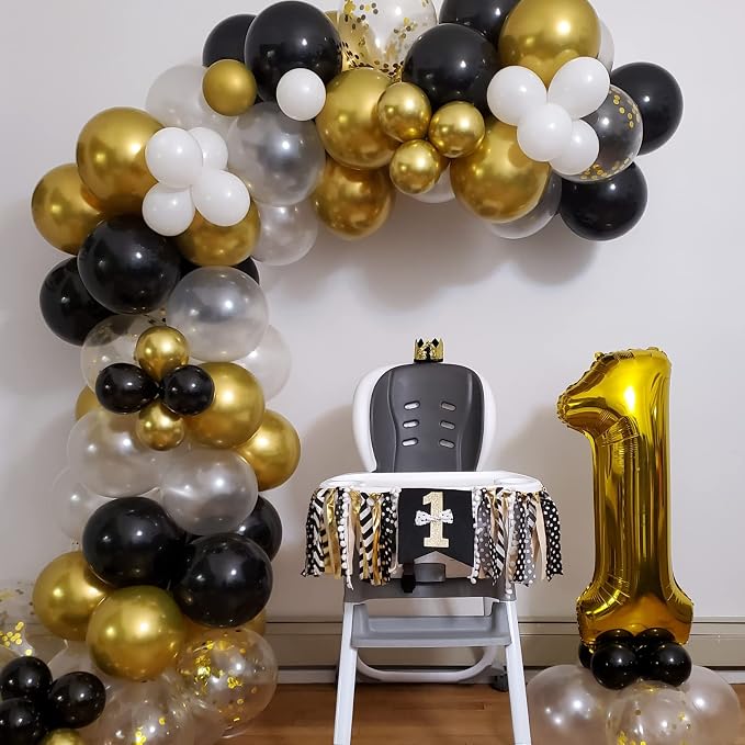 Gold Number 40 Birthday Balloons, 40 Inch Large Gold Mylar Foil Number 4 and 0 - Image 3