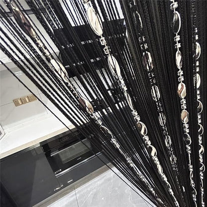ave split 100cmX200cm Decorative Door String Curtain Beads Wall Panel Fringe by avesplit