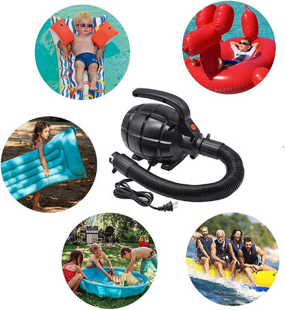 Electric Air Pump for Inflatables, 4 Detachable Nozzles, Inflator/Deflator - Image 6