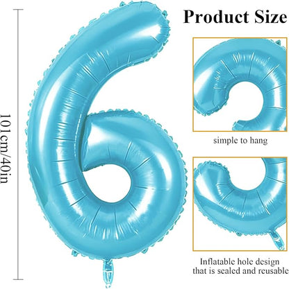 Number 36 Balloons for 36th Birthday Party Decorations, 0-100 Large No.36 - Image 2
