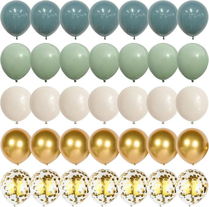 Dusty Blue Sage Green Balloon - Image 8