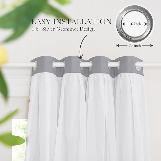 PONY DANCE Curtains for Girls Bedroom, 1 Panel | Window Drapes Curtain 72 - Image 8
