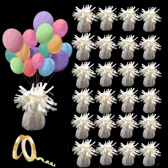 balloon weights are perfect for parties, weddings. Each pack includes 24PCS by Unknown