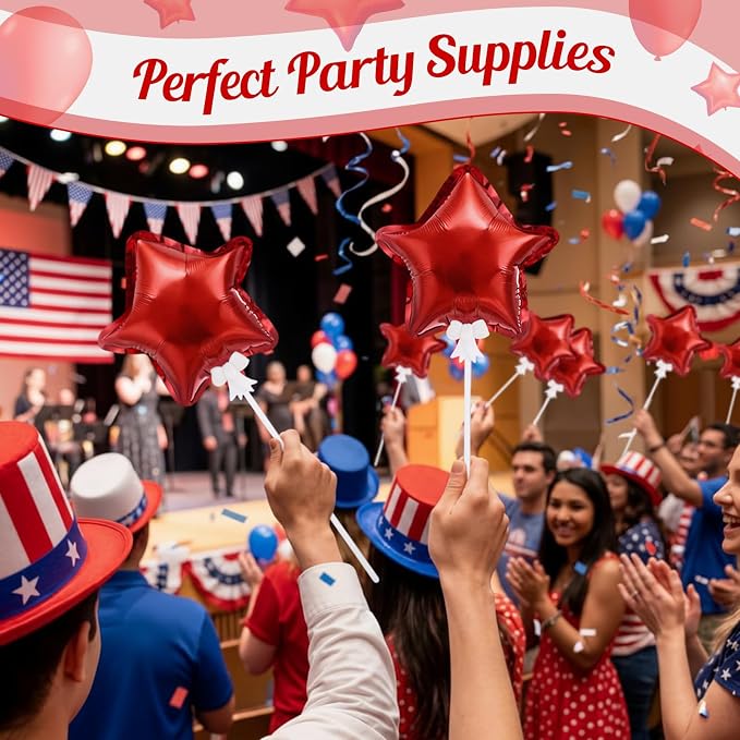 30 Pcs Mini Star Self Inflatable Balloons Bulk - Image 6