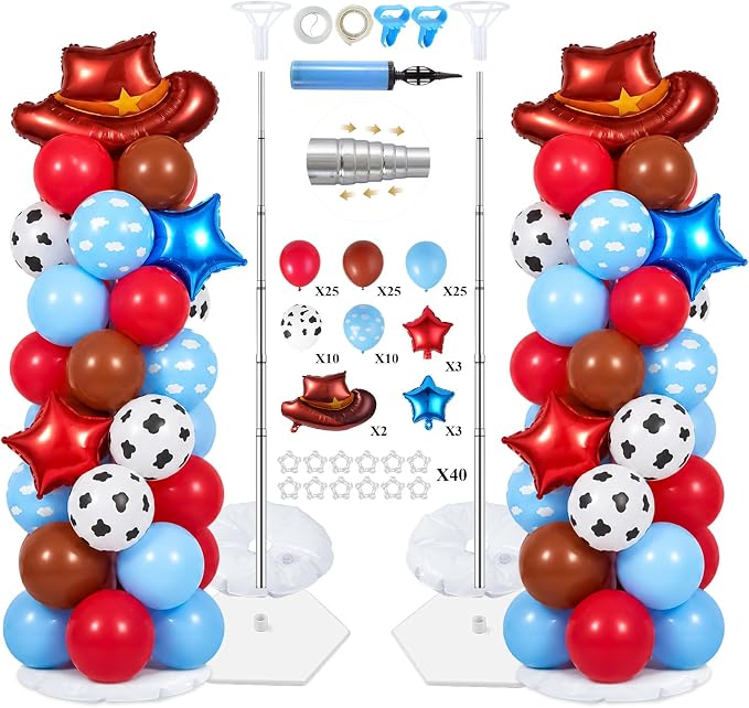 Balloon Towers Set of 2, Balloon Column Stand by Sileasncei