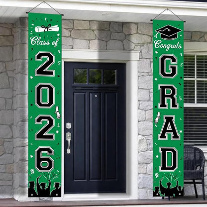 Graduation Decorations 2026, Graduation Banner Class of 2026, Congrats Grad by LINHAXM