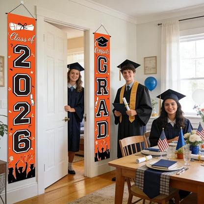 Graduation Decorations 2026, Graduation Banner Class of 2026, Congrats Grad - Image 6