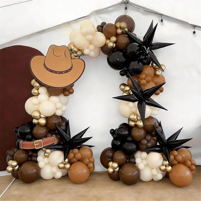 Black Brown Nude Balloon Arch Kit, Balloon Garland - Image 4