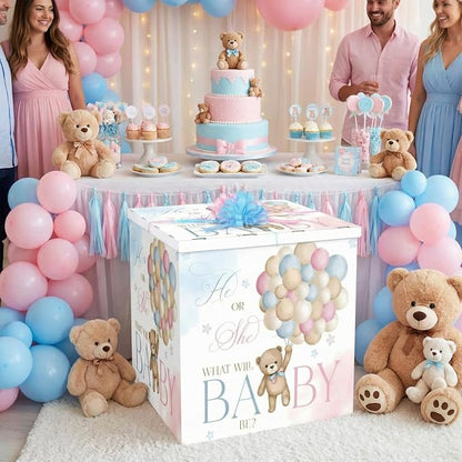 AmazingSpark 28in Giant Gender Reveal Gift Box - Image 4