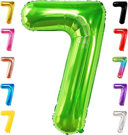 KatchOn Giant Light Green Number 7 Balloon by KatchOn