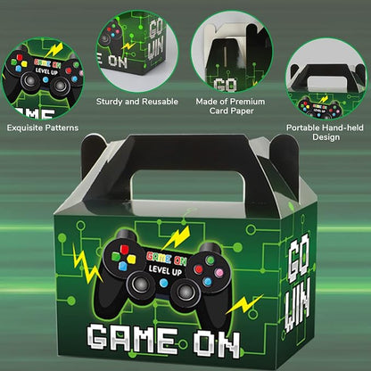 24 Pack Video Game Party Boxes Gamer Party Favor Candy Treat Bags Gaming - Image 4