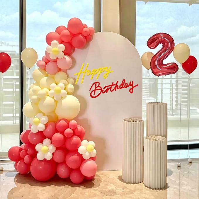 TONIFUL Happy Birthday Sign for Backdrop - Image 4