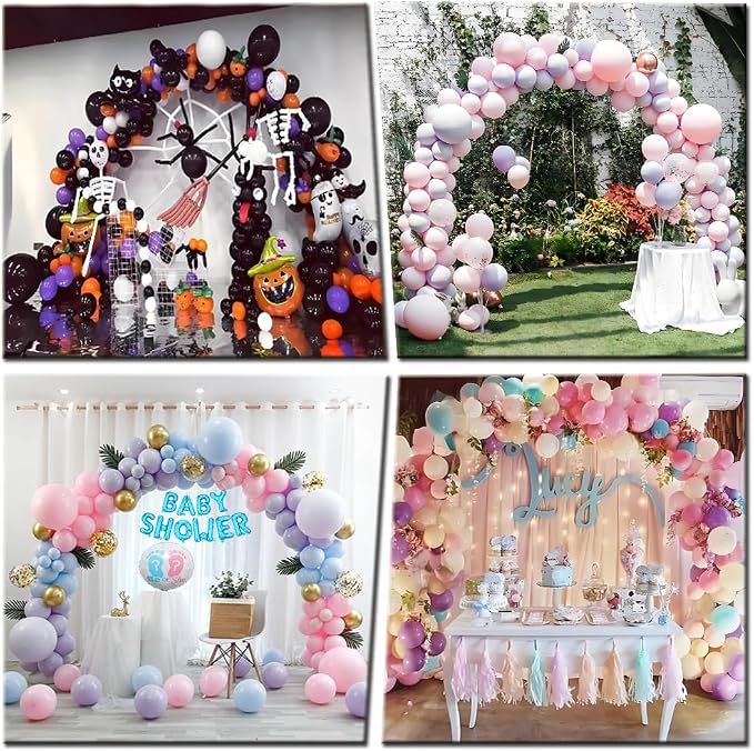 Balloon Arch Stand Kit, 2IN1 Metal Balloon Column Arch - Image 5