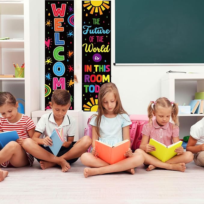 Colorful Classroom Decorations Classroom Welcome Banner and Poster - Image 5