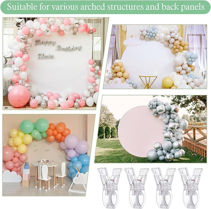 10 Pack Balloon Arch Clips Spring Clamps Balloon Clips - Image 6