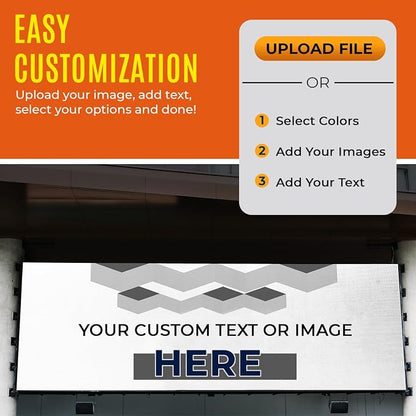 Personalized Passion Vinyl Banner 1' x 4' - Image 2
