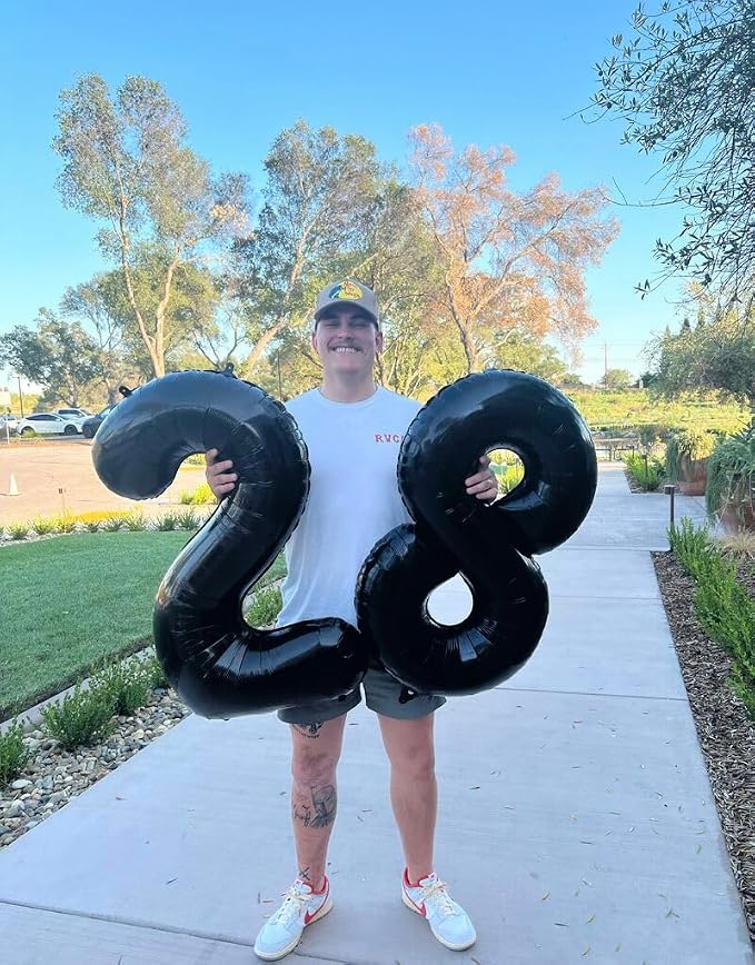 Black 50 Balloon - Image 7