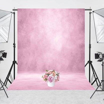 Abstract Photography Backdrop for Photoshoot 6x8ft, Light Pink, No Stand | - Image 2