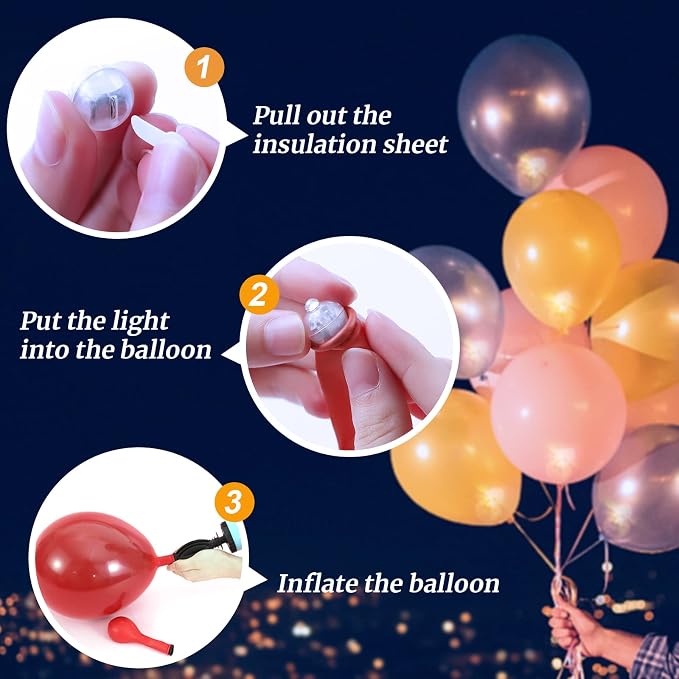 100PCs Mini Led Lights, Led Balloons Light - Image 6