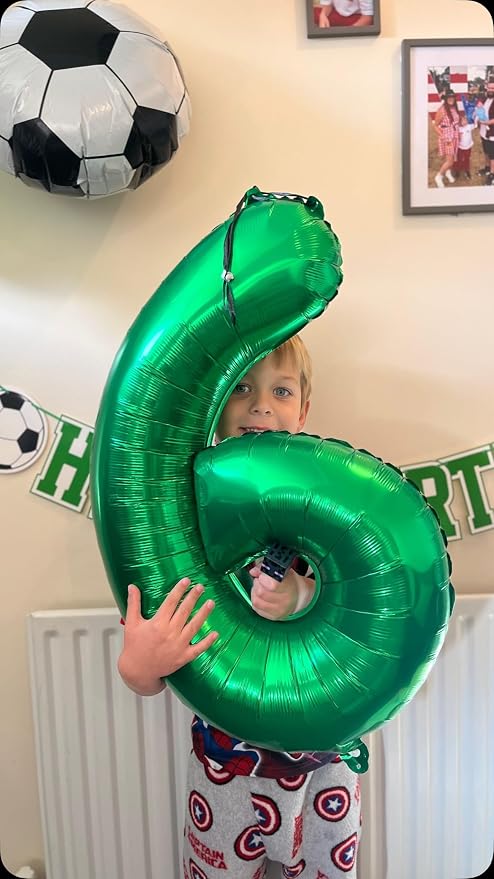 40 Inch Green Number 3 Balloon Birthday Party Decorations - Image 3