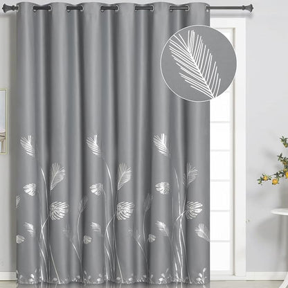 Sliding Glass Door Curtain 80W x 84L Inch Thermal Insulated Blackout Curtain 84 by ESTELARTEXTILER