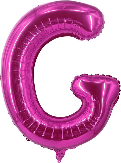 Lovoir 40 Inch Large Hot Pink Letter G Balloons Big Size Jumbo Mylar Foil by Lovoir