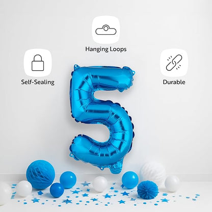Restaurantware Balloon 1 Pack of Mylar Hanging Reusable Self-Sealing Balloons - Image 4