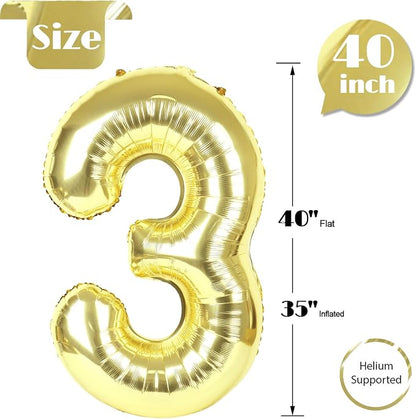 Light Gold 3 Balloon - Image 5