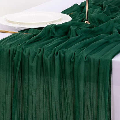 Cheesecloth Table Runner Summer Boho Wedding Birthday Party Home Decor | - Image 6