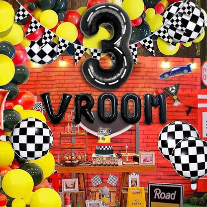 134pcs Balloons Race Car Party Supplies - Image 3