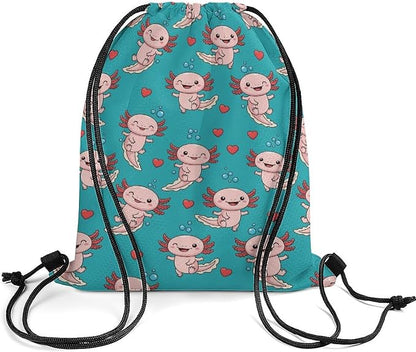 Drawstring Backpack Gym Sackpack Lightweight Waterproof String Bag - Image 2