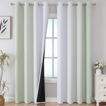 Blackout Curtains 102 Inches Long 2 Panels by ESTELARTEXTILER