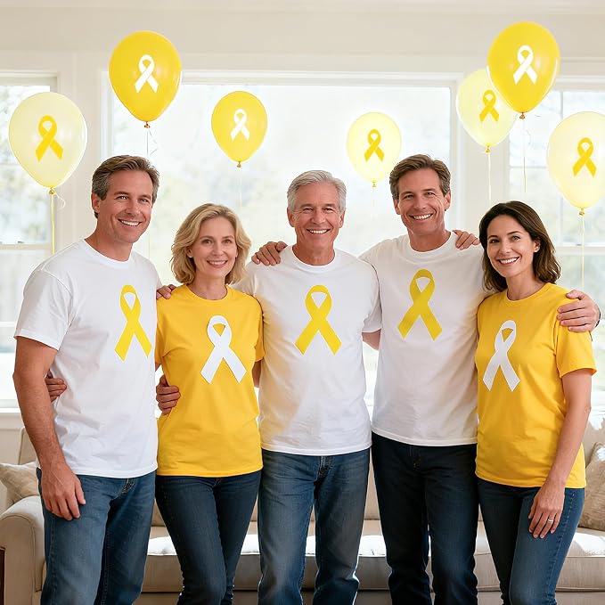 100 Pcs Ribbon Awareness Balloons, 12 Inch Adoptive Parents Decorations - Image 6