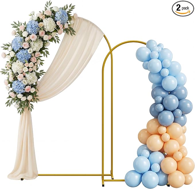 Metal Arch Backdrop Stand 2 Set, Baby Shower, Party Decor by Unknown