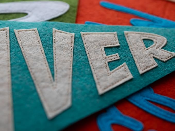 Personalized Name Pennant, Custom Felt Wall Decor - Image 6