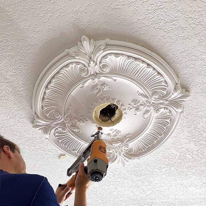 Ekena Millwork Bradford Ceiling Medallion, Pale Gold - Image 9