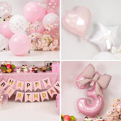 3rd Pink Bow Birthday Decorations - Image 7
