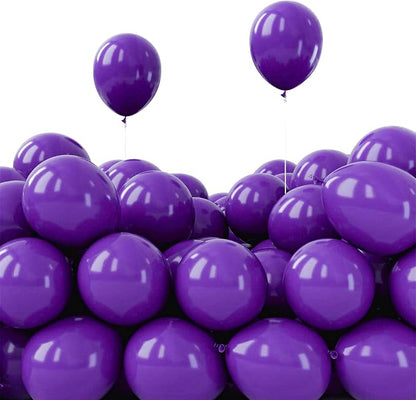 PartyWoo Purple Balloons 50pcs Dark Purple Royal Color 5 Inch | Balloons by PartyWoo