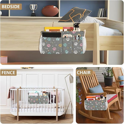 Bedside Caddy Hanging Bunk Bed Caddy Bed Organizer Hanging Pocket - Image 8