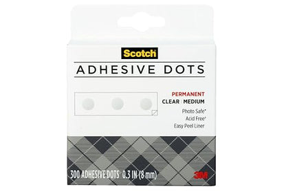 Scotch Adhesive Dots, 300 Dots/Pack, Easy Dispensing, Photo-Safe - Image 2