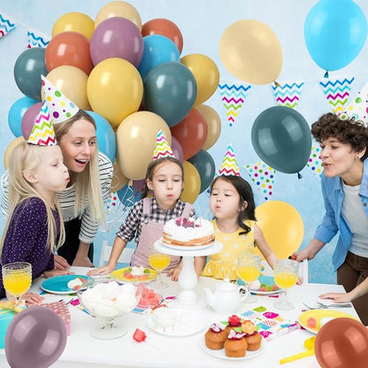 Colorful Balloons Boho Rainbow Latex Balloon Set - Image 5