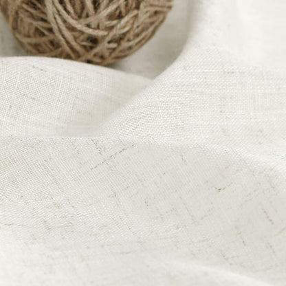 Cream Linen Curtains 81 Inches Long - Image 5