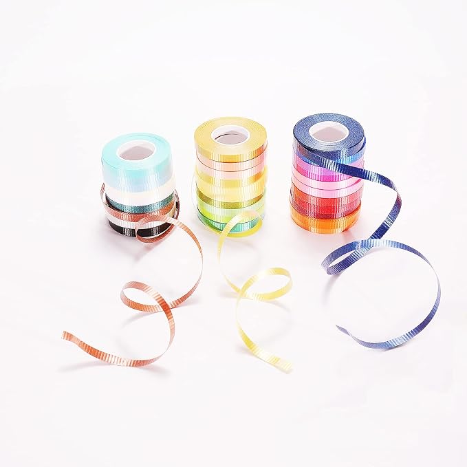 30 Roll Curling Ribbon Vivid Gift Wrapping Ribbons 30 Kinds Colors - Image 2