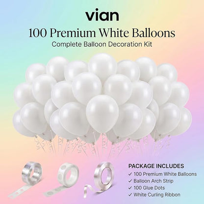 Balloons 100 Pack 12 Inch – Latex Party Balloons - Image 2
