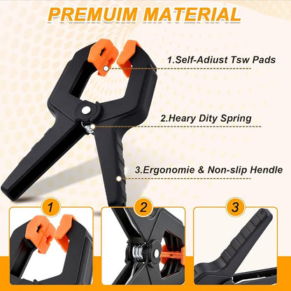 10 Pack Spring Clamps for Crafts & DIY - Image 3