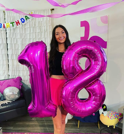 Rosy Purple 7 Balloon - Image 2
