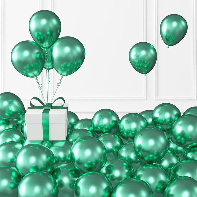 Metallic Green Balloons, Birthday Decoration, Wedding Party, Baby Shower by KALOR