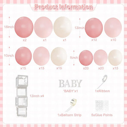 CROSSFINGERS Pink Baby Shower Decorations - Image 2