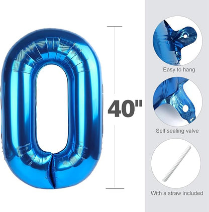Number Balloons 16 Balloon 40 inch Dark Blue - Image 5